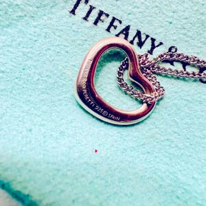 New Tiffany Open Heart 925 Pendant (small)